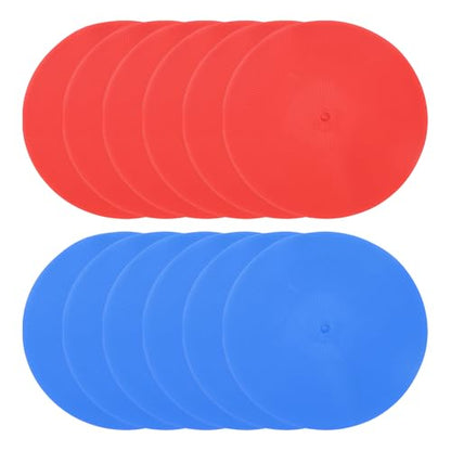 PATIKIL Spot Markers Non-Slip Floor Dots Agility Markers Flat Field Cones Poly Dots