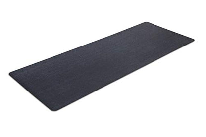 MotionTex Exercise Equipment Mat for Under Treadmill, Stationary Bike, Rowing Machine, Elliptical, Fitness Equipment, Home Gym Floor Protection, 30" x 78", Black