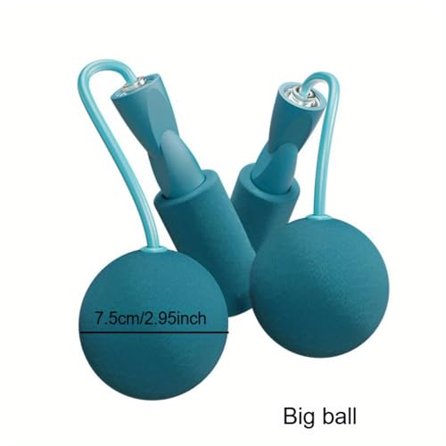 Weighted Cordless Jump Rope for Fitness - Silent Skipping Rope for Home Workouts, Adults & Beginners