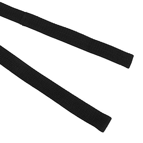 Leg Lifter Strap Hand Grip for Adult, Senior, Elderly, Handicap, Disability, Pediatrics Assist Strap Soft Leg Recovery Stretching Assist Band with Foot Hand Grip Black