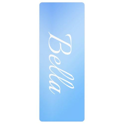 Custom Name Yoga Mat,Personalized Travel Yoga Exercise Mat,Non Slip,Perfect for Kids & Adults,Gradient Color D Series - color: Style 4