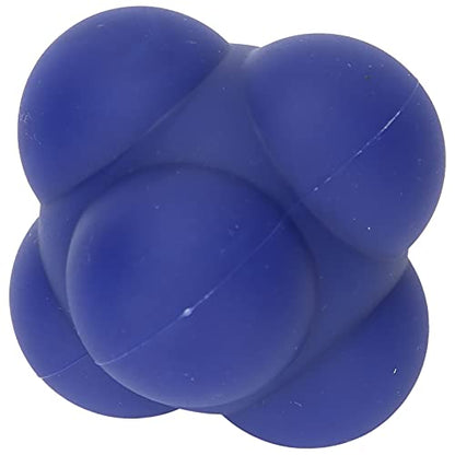 Reflex Training Ball, Massage Roller Ball Eye Coordination Speed Body Rolling with Six Hemispheres for Enhancing Your Hand‑Eye Coordination(Cobalt Blue)