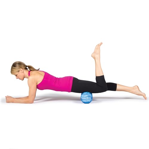 OPTP PRO-Roller Soft Density Foam Roller – Low Density Soft Foam Roller for Physical Therapy, Pilates, Yoga Foam Roll Exercises, and Muscle Recovery - Blue 18" x 6" - color: Blue 18" X 6" Short Round Roller