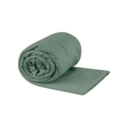 Sea to Summit Portable Pocket Towel for Camping, Gym, and Travel - color: Sage, style: Small