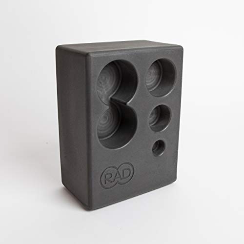 RAD Block – Multi-Use EVA Foam Yoga Block with Storage for Massage Balls for Myofascial Release -Travel-Friendly Pilates & Exercise Prop for Elevation & Support