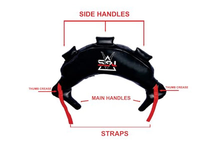 Strength Training Bag, 11LB/33LB/55LB, Fitness Sand Bag, Home Gym Weight Training, Multifunctional Workout Bag - size: 25 KG ( 55 LBS )