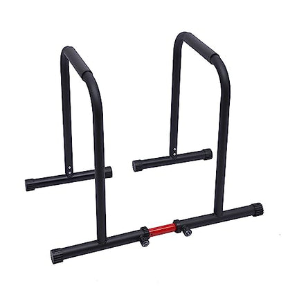 440lbs Adjustable Dip Bar, Heavy Duty Calisthenics Dip Station with Adjustable Parallel Dip Bars, Home Dip Stand Body Press Bar Parallel Bars Dip Equipment for Calisthenics, Strength Training