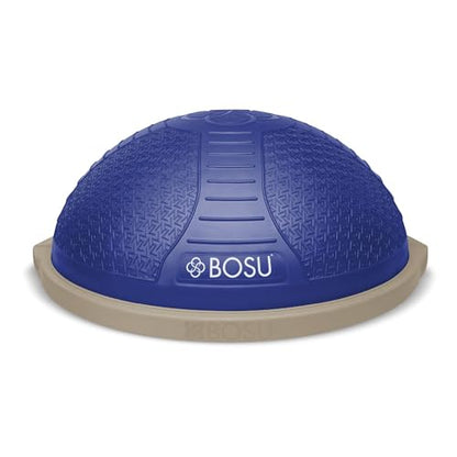 BOSU Nexgen Balance Trainer, Half-Ball Training Equipment, 65 cm Diameter, 300 lb Capacity - Burst-Resistant Stability Exercise Tool w/Non-Slip Base, Includes Hand Pump, Commercial-Grade - color: Future Dusk/Sandstone