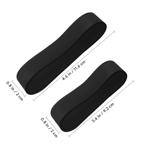 8 Pcs Strong Rubber Resistance Bands for Muscle Stretching and Strength Training Portable Elastic Exercise Bands for Gym Office Travel Workouts