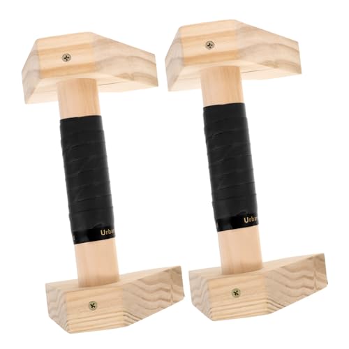Toddmomy 2pcs Wooden Parallettes Bars for Push-ups and Sturdy Wood Stands for Men and Women Versatile Exercise Equipment for Strength Training and Calisthenics