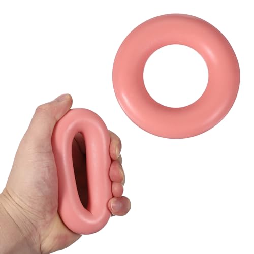 Grip Strength Trainer Rings, Portable Hand Grip Strengthener Finger Forearm Strengthener - Fitting for (Athletes/Rock Climbing/Workout/Fitness) - color: Orange, size: 3.5"