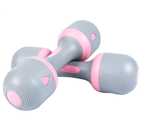 Nice C Adjustable Dumbbells, Neoprene Hand Weights - style: Pink 11lb Pair