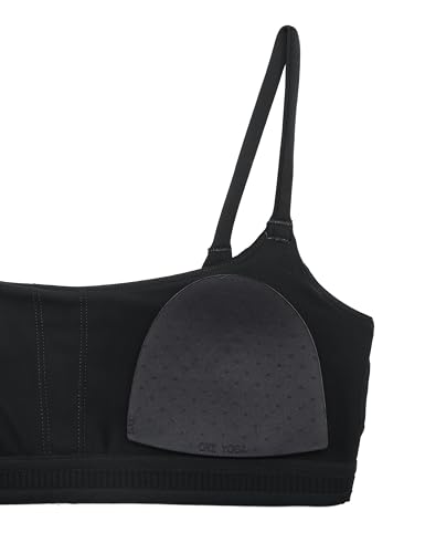 CRZ YOGA Butterbreeze Scoop Neck Sports Bras - color: Black, size: X-Large