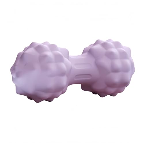 Fascia Massage Ball, TPR Trigger Point Ball & Peanut Ball for Men Women Muscle Relief Yoga Fitness ([Purple] Peanut Ball) - color: [Purple] Peanut Ball