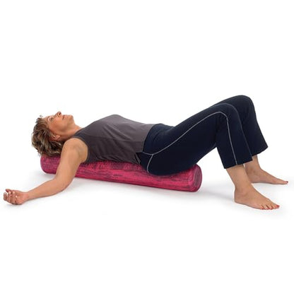 OPTP PRO-Roller Soft Density Foam Roller – Low Density Soft Foam Roller for Physical Therapy, Pilates, Yoga Foam Roll Exercises, and Muscle Recovery - Pink 36" x 6" - color: Pink 36" X 6"