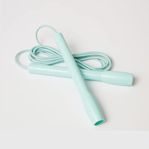 Skipping Jump Rope for Fitness Workout - Light Weight, Adjustable, Tangle Free, Excellent line control for Cardio Boxing, CrossFit, Training Exercise All Ages and Gender ( Special Luxury, KA-220, Made in Korea) - color: Spring Mint