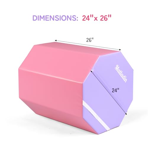 Matladin Gymnastics Octagon Tumbler Skill Shape Trainer, Exercise Gymnastic Equipment Backbend, Handsprings Tumbling Mat for Gym Exercise Cheerleading Martial Arts Home Use