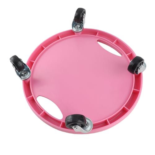 Ab Roller with 4 Wheels Ab Exercise Equipment for Core Workout 360° Silent Abdominal Strength Training for Home Gym Multi Directional Abs Roller Board