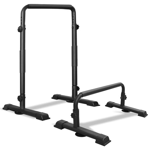 BARWING Dip Bars Dip Station with Adjustable Ultra-Stable Settings And Non-Slip Feet Dip Stand for Home Stabilizer Parallette Push Up Stand 2025 New Version