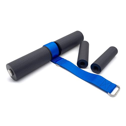 Adjustable Rolling Handle with Interchangeable Grips – Forearm, Wrist & Grip Strength Trainer for Arm Wrestling and Gym Training
