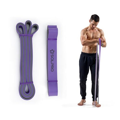 PowerFlex Max Resistance Band for Men and Women, Heavy Duty Latex Band for Strength, Stretching, Mobility, Rehabilitation, Ideal for Home Gym, Crossfit, Yoga, Full Body Workouts