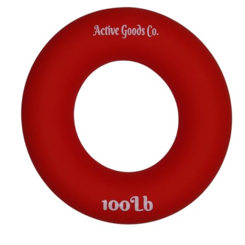 Hand Exerciser - PROFESSIONAL GRADE, Set or Single, Different Sizes. Visit to see more! Bague classique en silicone parfaite pour améliorer la force, la puissance et la vitesse dans les poignets. - size: 16 Single Ring - 3.5 in - 100 lb