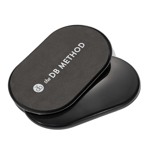 THE DB METHOD DreamDiscs Core Sliders for Work Out, Custom Full Body Ab Floor Gliders for Exercising, Pilates, Fitness, Abdominal Muscles, Home Gym Workout Equipment, for All Floor Types, Set of 2