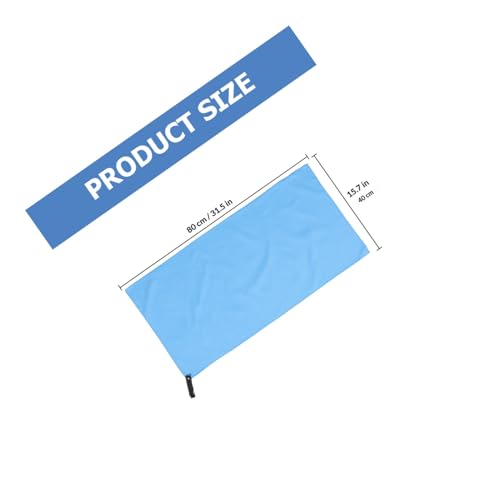 BESTonZON Quick-Dry Sports Towel Superfine Fiber Sweat-Absorbing Towel for Travel and Outdoor Camping Compact Design and Soft Touch, 40x80cm