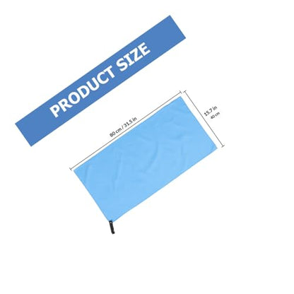 BESTonZON Quick-Dry Sports Towel Superfine Fiber Sweat-Absorbing Towel for Travel and Outdoor Camping Compact Design and Soft Touch, 40x80cm