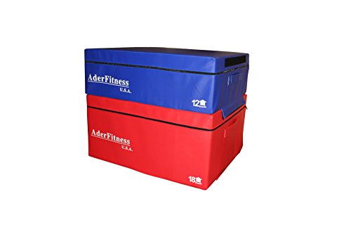 Ader Commercial Grade Foam Soft Plyo Box 6'',12'',18'' - color: 12''+18''