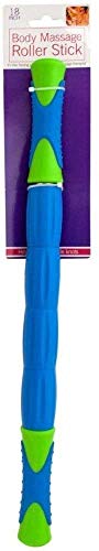 Body Massage Roller Stick in Green and Blue