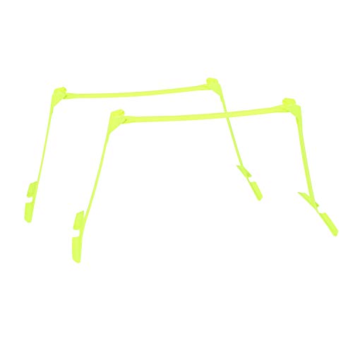 Akozon Speed Training Hurdles, 2pcs Football Soccer Aids Adjustable Multipurpose portable hurdle for Yellow Hurdle Set (2pcs)