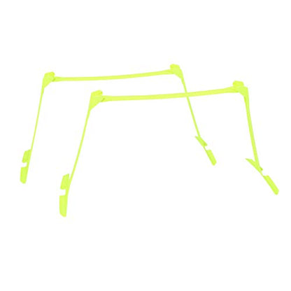 Soccer Agility Hurdle, 2pcs Adjustable Football Soccer Hurdles Agility Speed Training Aids for Athletes, Soccer, Basketball (Yellow)