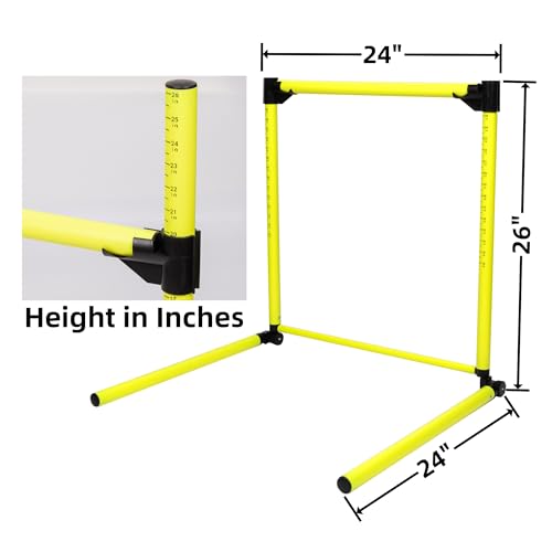 Hurdles Training Equipment, Adjustable Height Hurdles Track and Field