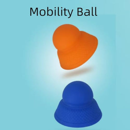 Mobility Ball Massage Ball Roller 2 Pack Trigger Point Foot Massage Ball Massage Roller Ball Myofascial Release Ball Physical Therapy Ball