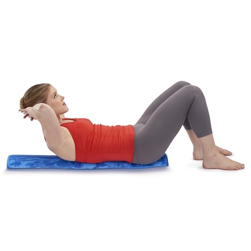 OPTP PRO-Roller Soft Density Foam Roller – Low Density Soft Foam Roller for Physical Therapy, Pilates, Yoga Foam Roll Exercises, and Muscle Recovery - Blue 36" x 6" x 3" Half-Round - color: Blue 36" X 6" X 3" Half-round