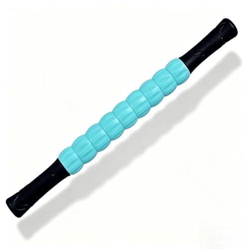 Muscle Roller Stick - A Full-Body Massage Roller that Can Relieve Muscle Soreness, Cramps and Tension After Exercise. It is a Handheld Physical Therapy and Recovery Tool (Green and Black) - color: Green Black
