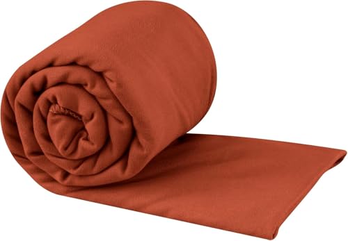 Sea to Summit Portable Pocket Towel for Camping, Gym, and Travel - color: Picante, style: Large