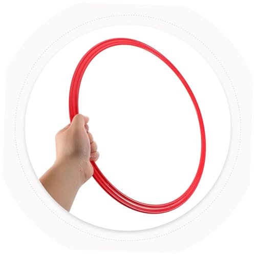 VANZACK 4pcs Football Training Equipment Plastic Sensory Training Rings for Agility and Speed Drills