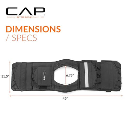 CAP Adjustable Weighted Vest 20–150 lbs for Strength Training, Running & Workouts, Weight Vest for Men & Women, Fitness Training Vest - style: 60lbs