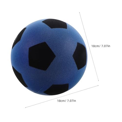 SUPVOX Silent Soccer Ball 7.08In Soft Pu Indoor Football for Kids Quiet Training Toy Improve Soccer Skills and Reaction for Home and School Play