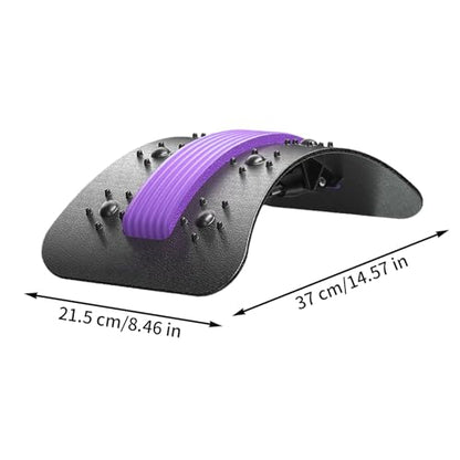 Back Arch Stretcher | Adjustable Lumbar Stretcher Spine Decompressor,Traction Device for Body Meditation Exercise Men Women Athletes Drivers Yoga Travel Bedroom Bench