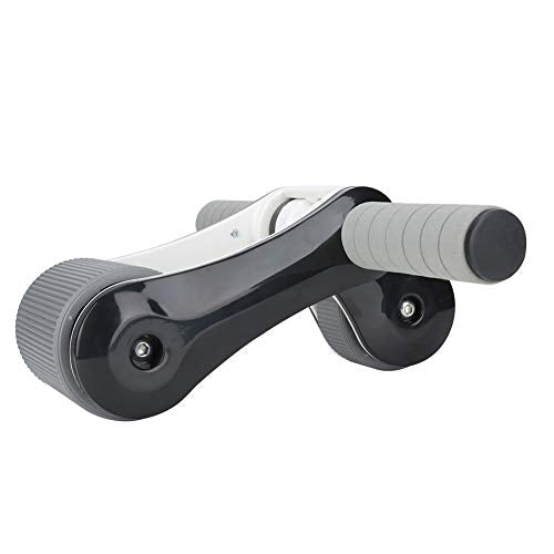 2 Wheels Ab Roller Wheel, Abdominal Muscle Exerciser, Dual - Wheel Core Trainer with Knee Pad for Home Gym, Stable Aluminum Alloy Frame, Foldable Design for Full - Body