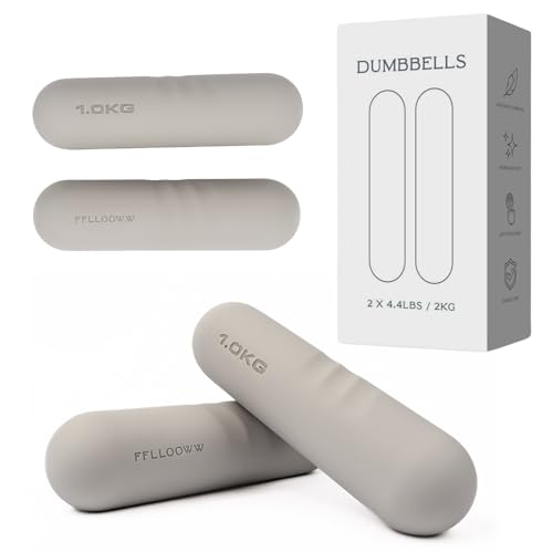 Dumbbell - Hand Weights for Exercise, Muscle Toning, Muscle Toning, Strength Building & Full Body Workout - color: IVORY, style: 2.2 lb