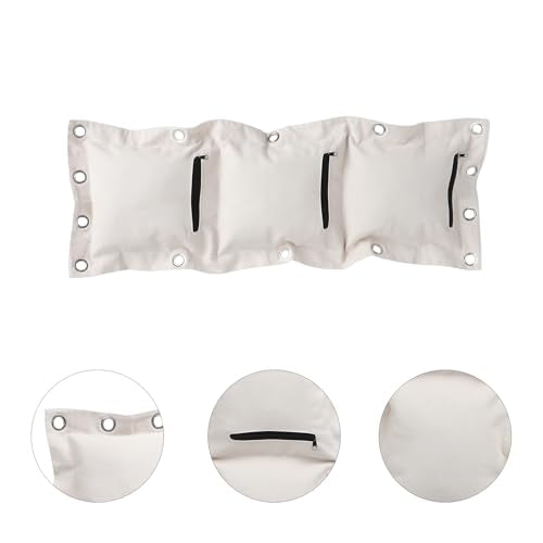 POPETPOP Thickened Wing Style Triplet Boxing Wall Target Sandbag, Hanging Type Empty Fitness Sandbag for Home Workout Training