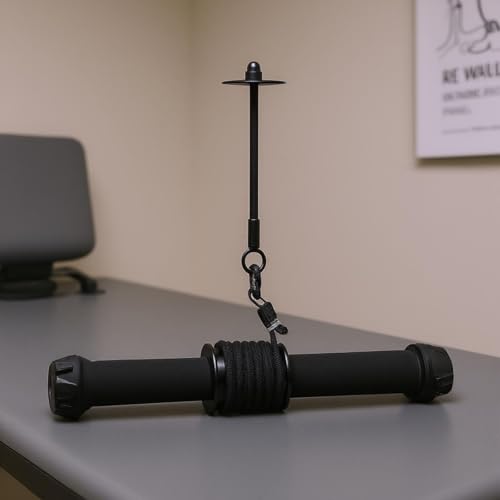 Pronation Supination Bar Therapeutic Support Forearm Rotation Black Forearm Strengthener
