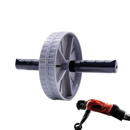 Ab Exercise Wheel Roller - Abdominal Roller Wheel, Workout Training Equipment | Portable Abdominal Exercise Roller Wheel With Handles, Gym Body Fitness & Strength, Achieve Toned Core Muscles