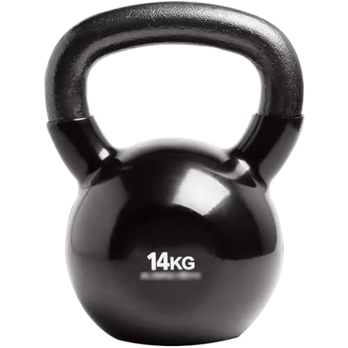 Kettlebell Weights Men's Professional Training Kettlebell, Gym Solid Cast Iron Competitive Kettle Bells, Muscle Training Equipment, Squat/Swing(Black-14kg) - color: Black-14kg