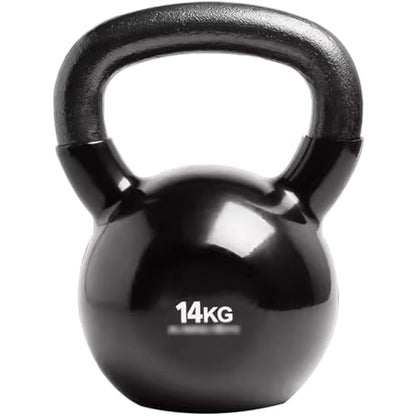 Kettlebell Weights Men's Professional Training Kettlebell, Gym Solid Cast Iron Competitive Kettle Bells, Muscle Training Equipment, Squat/Swing(Black-14kg) - color: Black-14kg