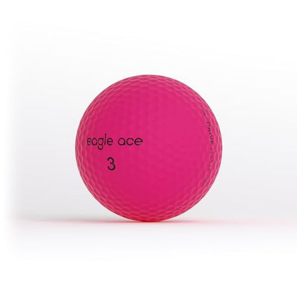 Eagle Ace™️ DriveMatte Golf Balls-2 Layers-Maximum Distance,Optimal Spin Control - color: Rose-12Pack